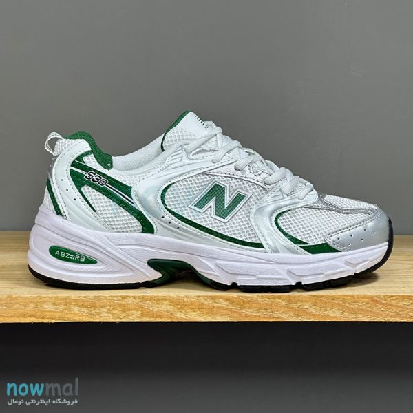 کفش مخصوص پیاده‌روی نیوبالانس مدل 530 سفید سبز
